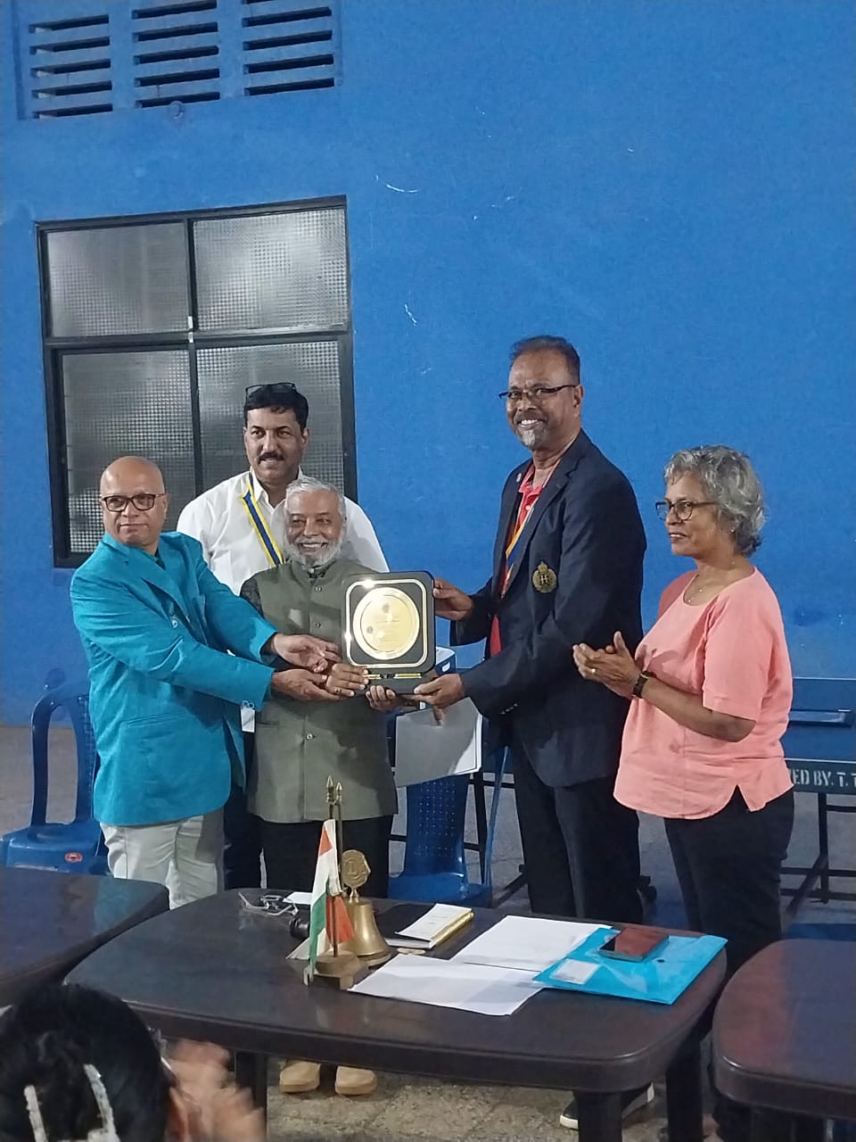 visit to lions club of Aldona of my region