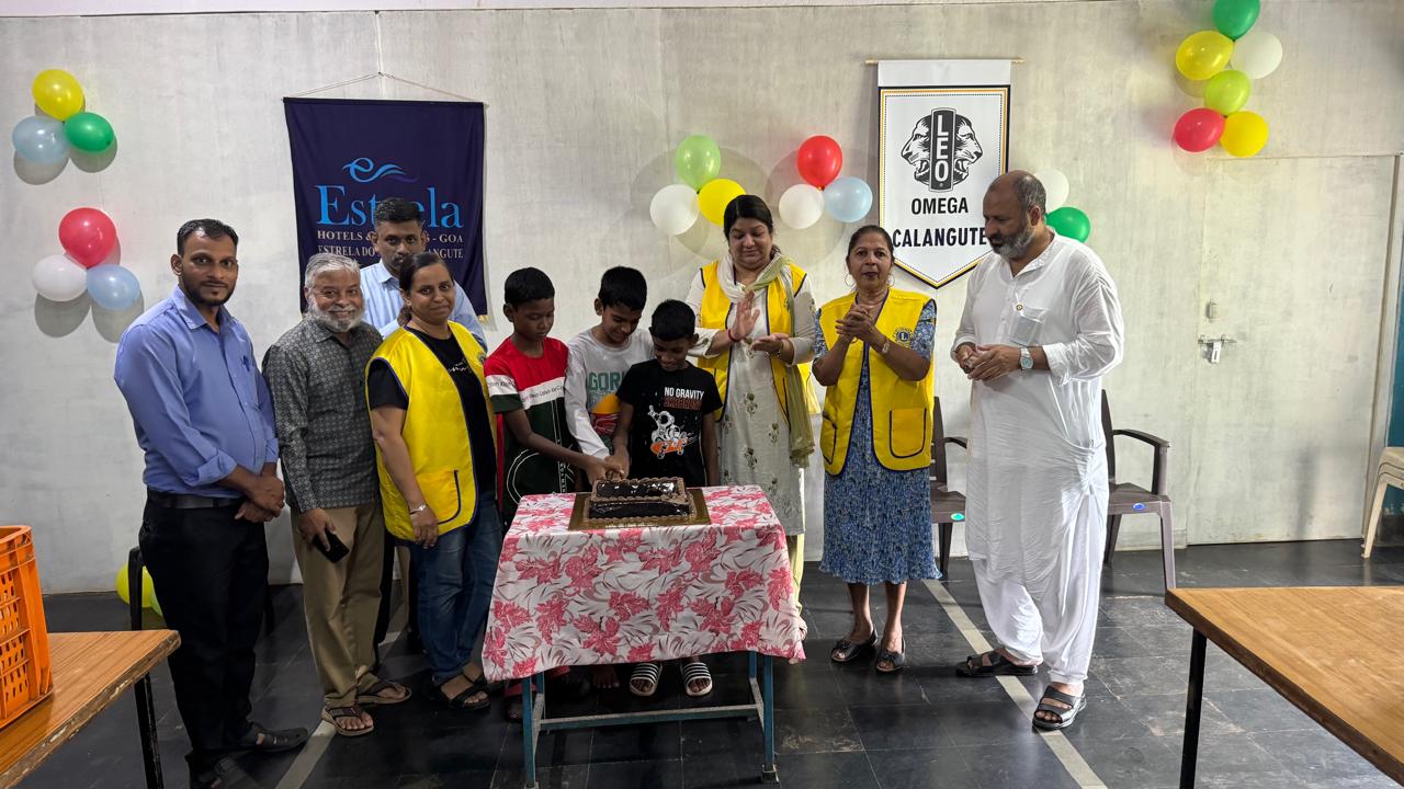 visit to Home club L C Calangute for a service activity