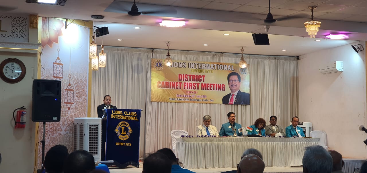 District Cabinet 1st Meeting held on 27th of July at Rukmini Hall,Ponda.