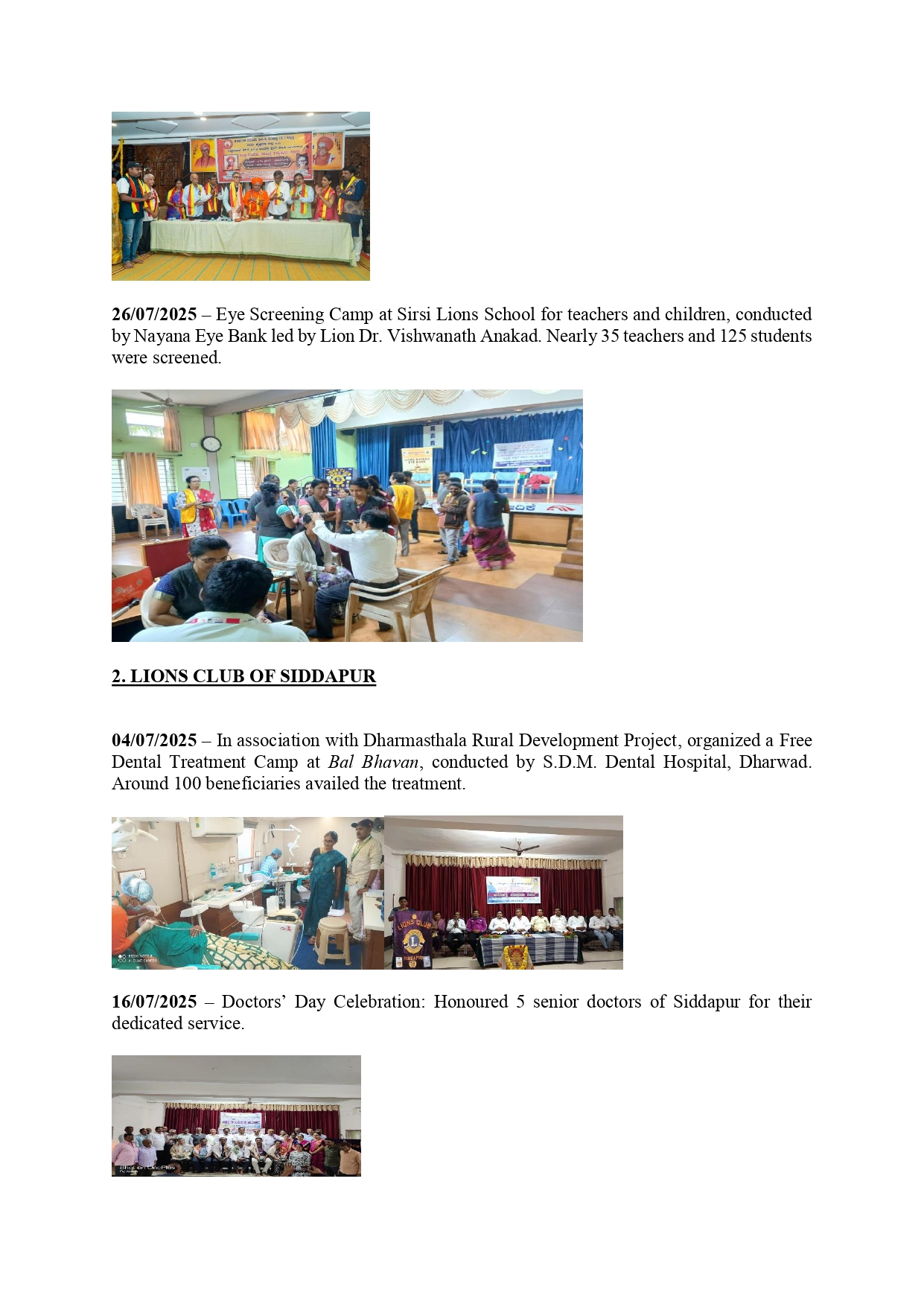 ZONE CHAIRPERSON ZONE 1 REGION 12 MONTHLY REPORT