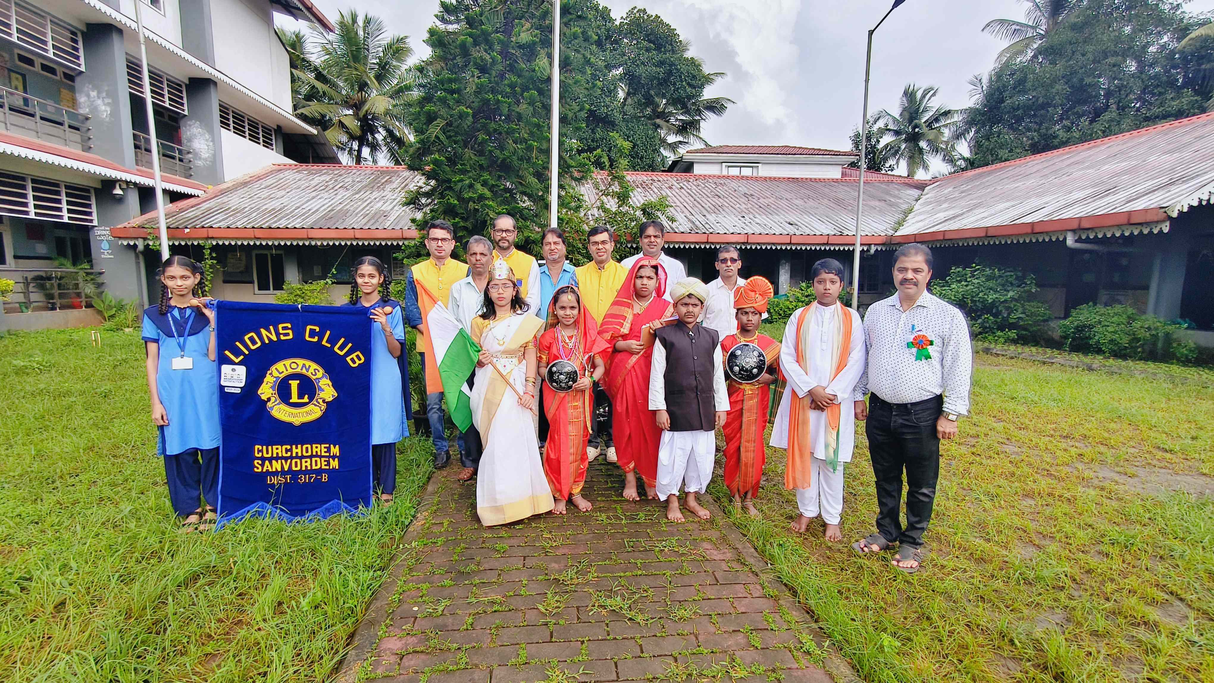 celebrated 79th Independence Day at Govt HS Xeldem Goa