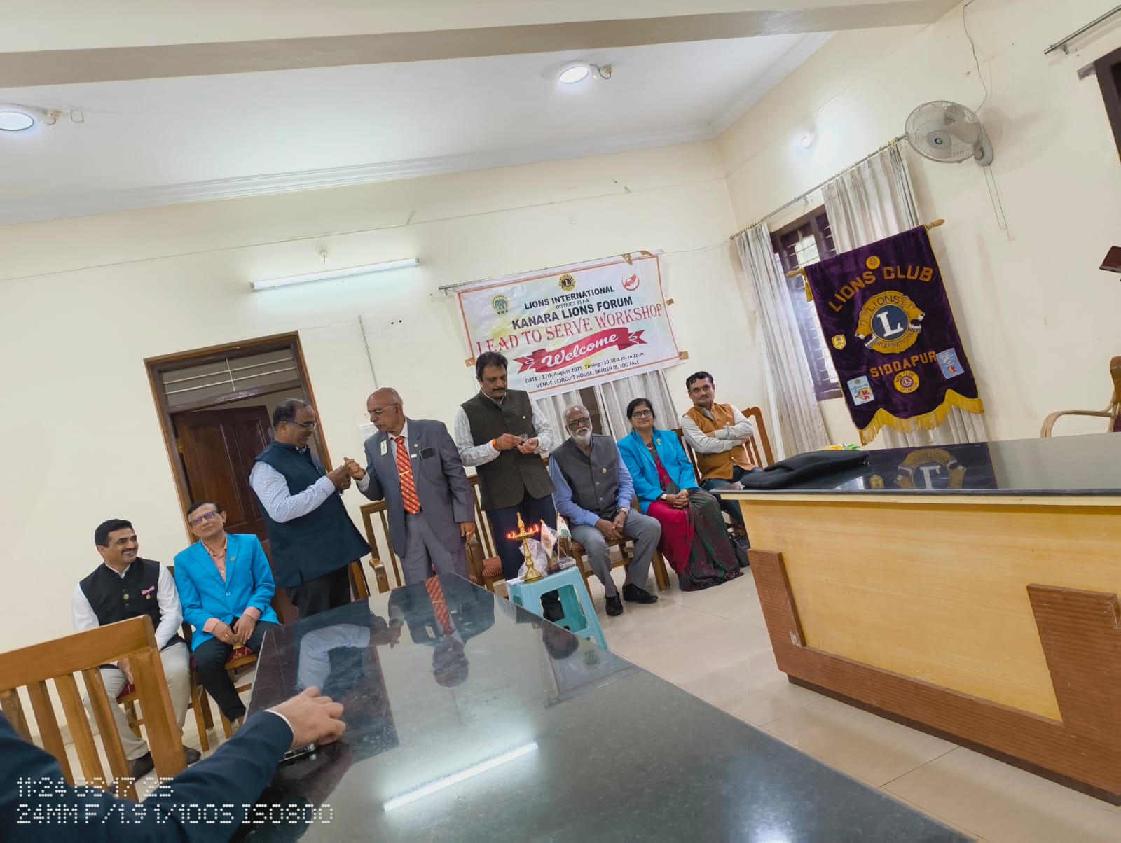 ATTENDED KANARA LIONS FORUM LEAD TO SERVE WORKSHOP.