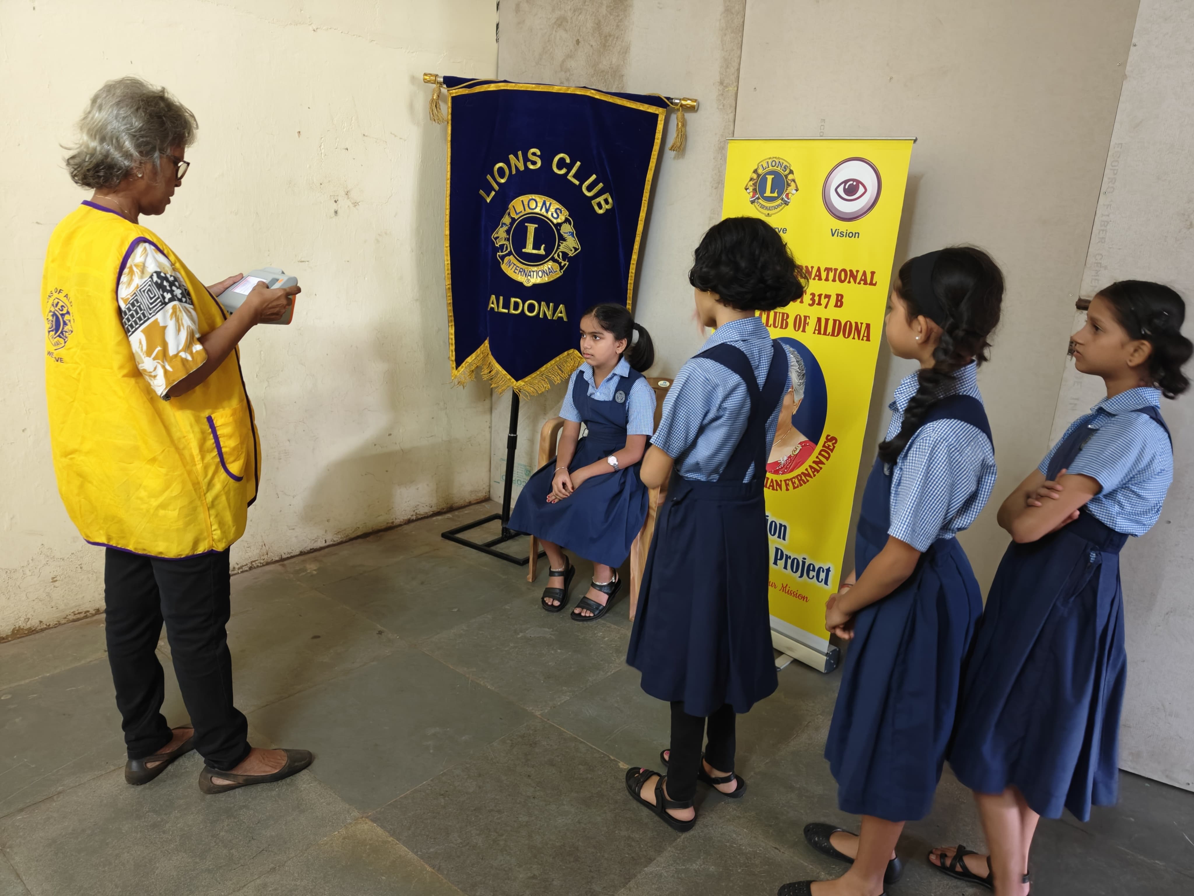 Vision screening for students Day 1