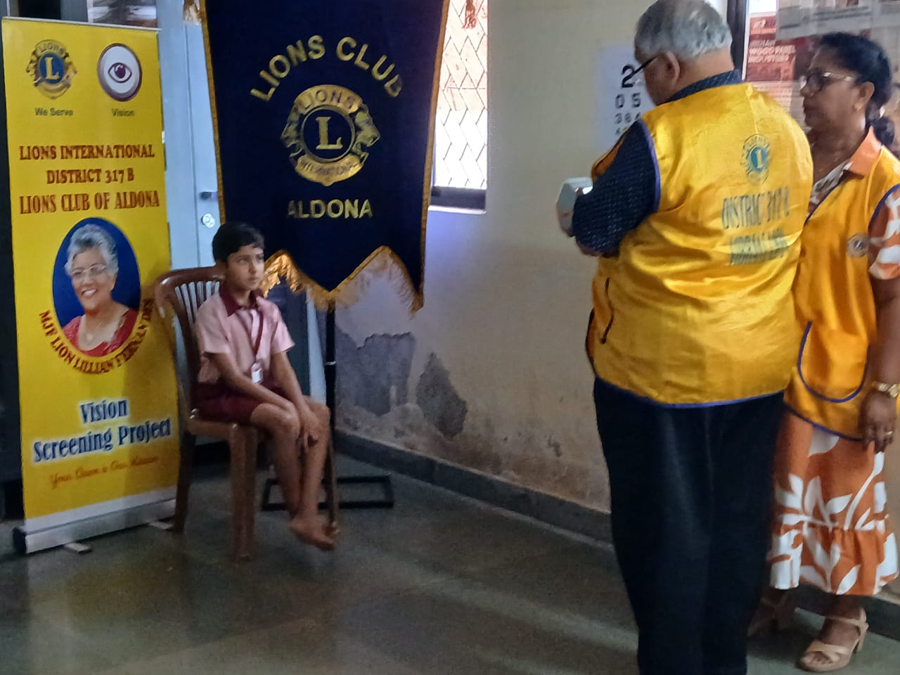 school Vision screening 