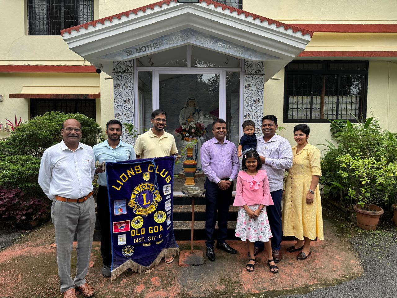 Served Food to 60 Inmates and 20 staff members of Mother Theresa Old age home 