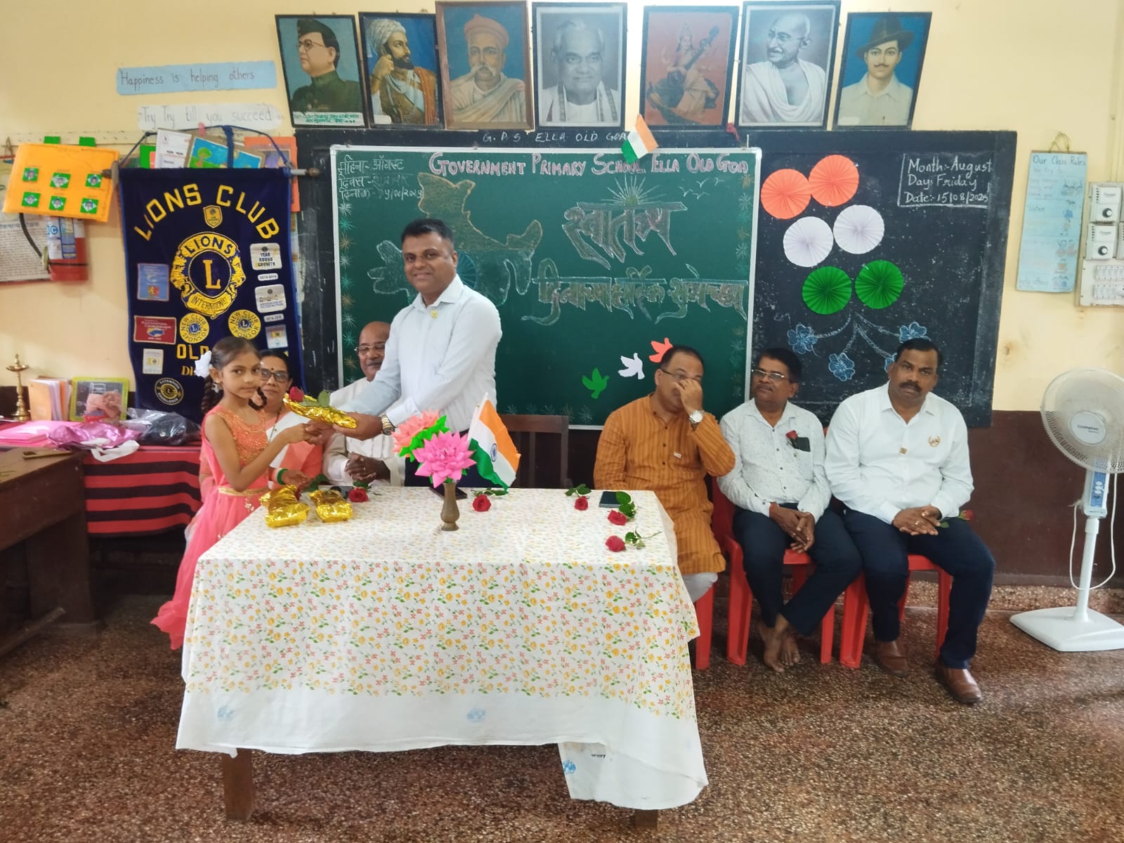 Elocution competition was conducted for students
