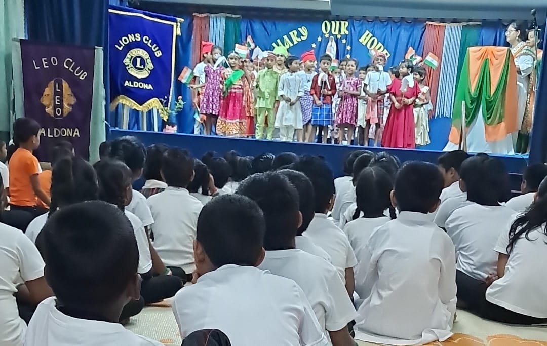 annual flag hoisting at Auxillium school 