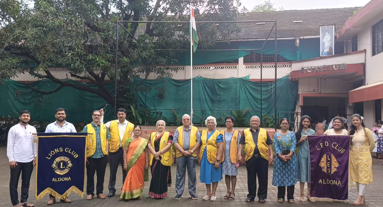 annual flag hoisting at Auxillium school 