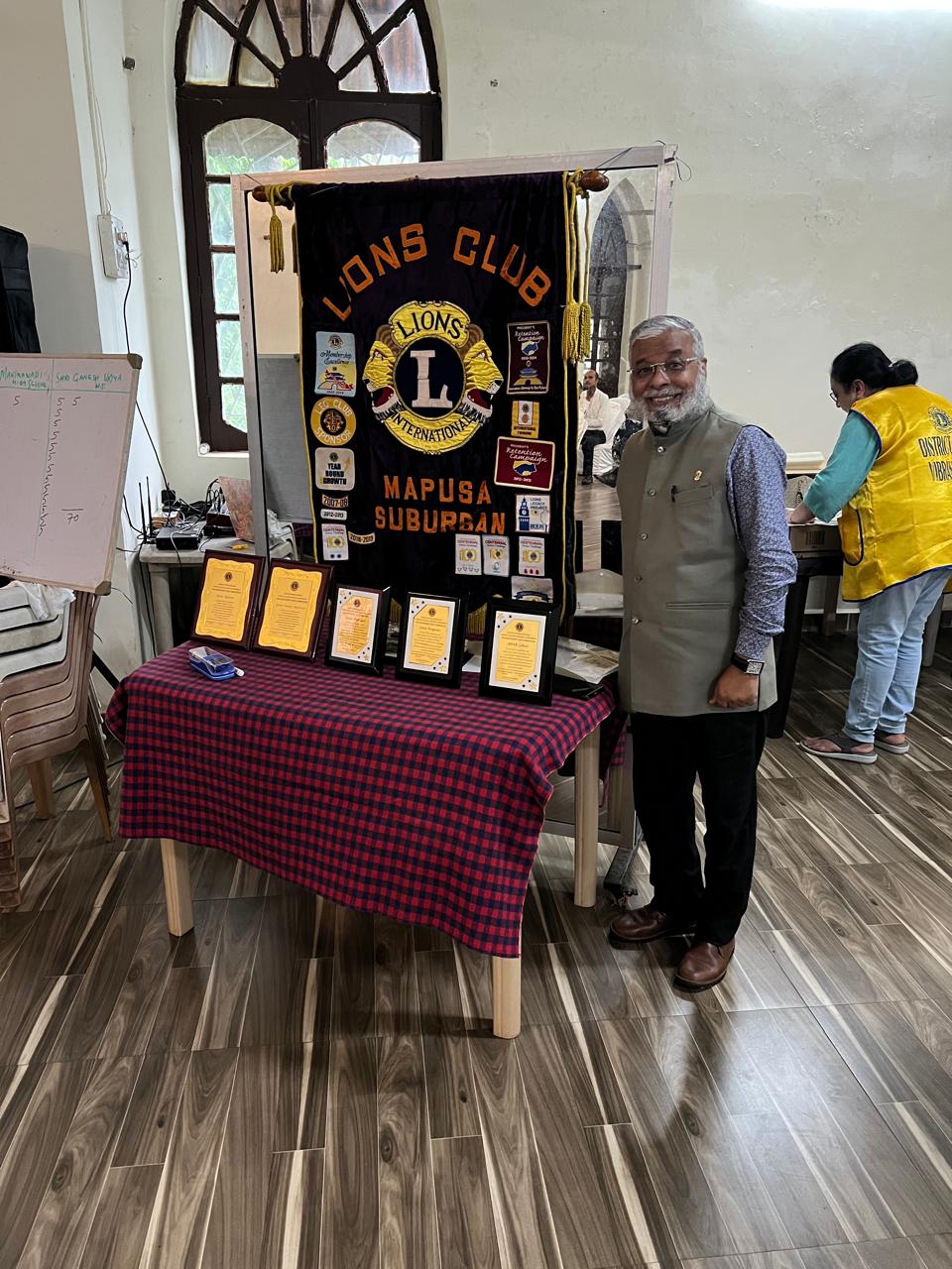 Visit to lions club of Mapusa Suburban at Saligaon Association