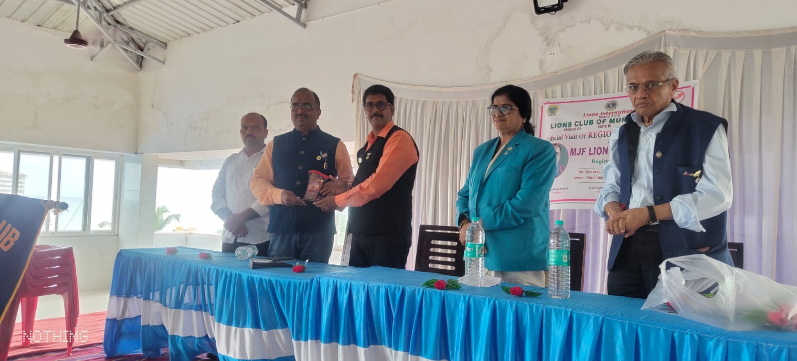 REGION CHAIRPERSON OFFICIALLY VISITED OUR CLUB.