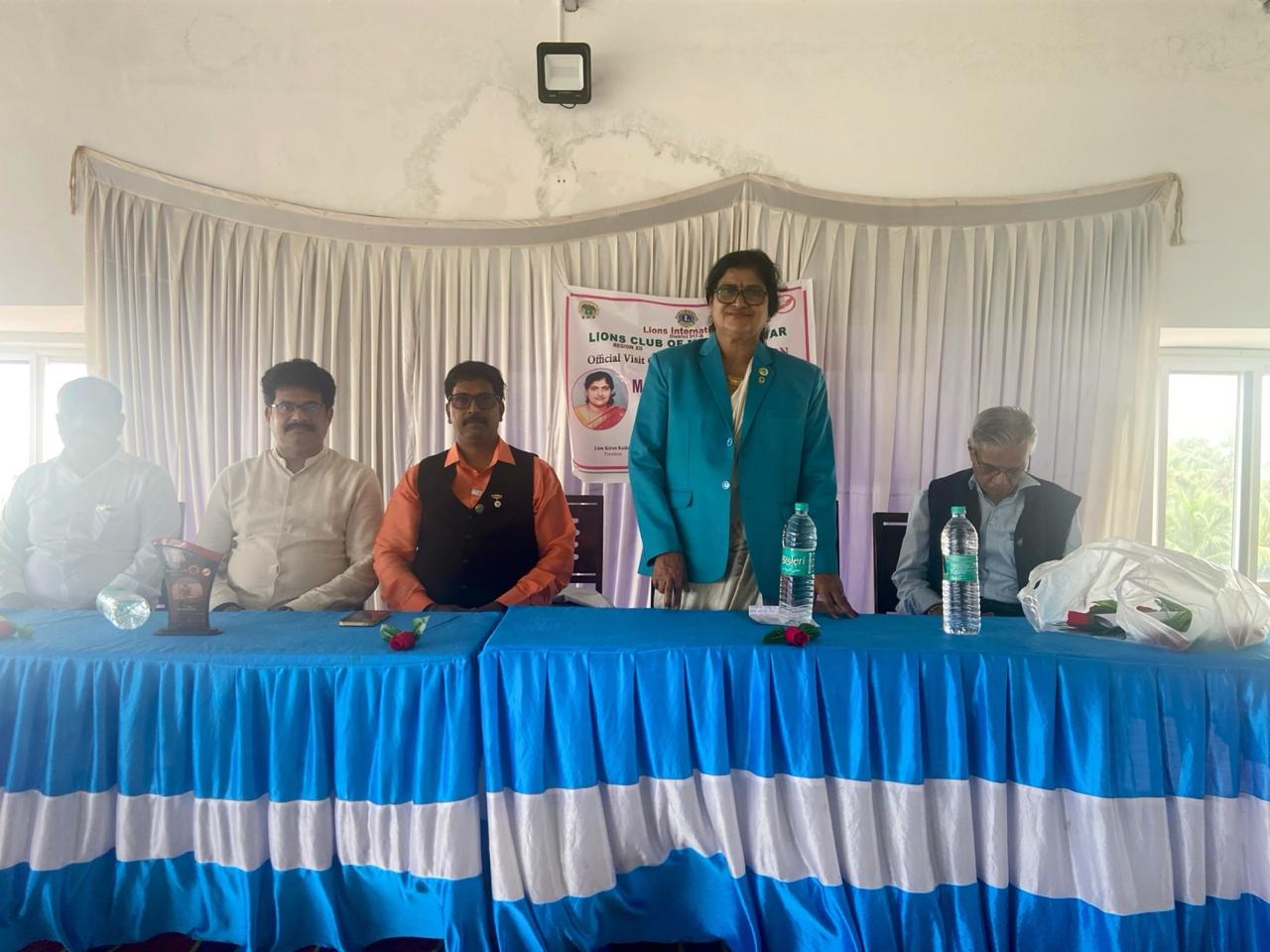 ZONAL CHAIRPERSON OFFICIALLY VISITED OUR CLUB.