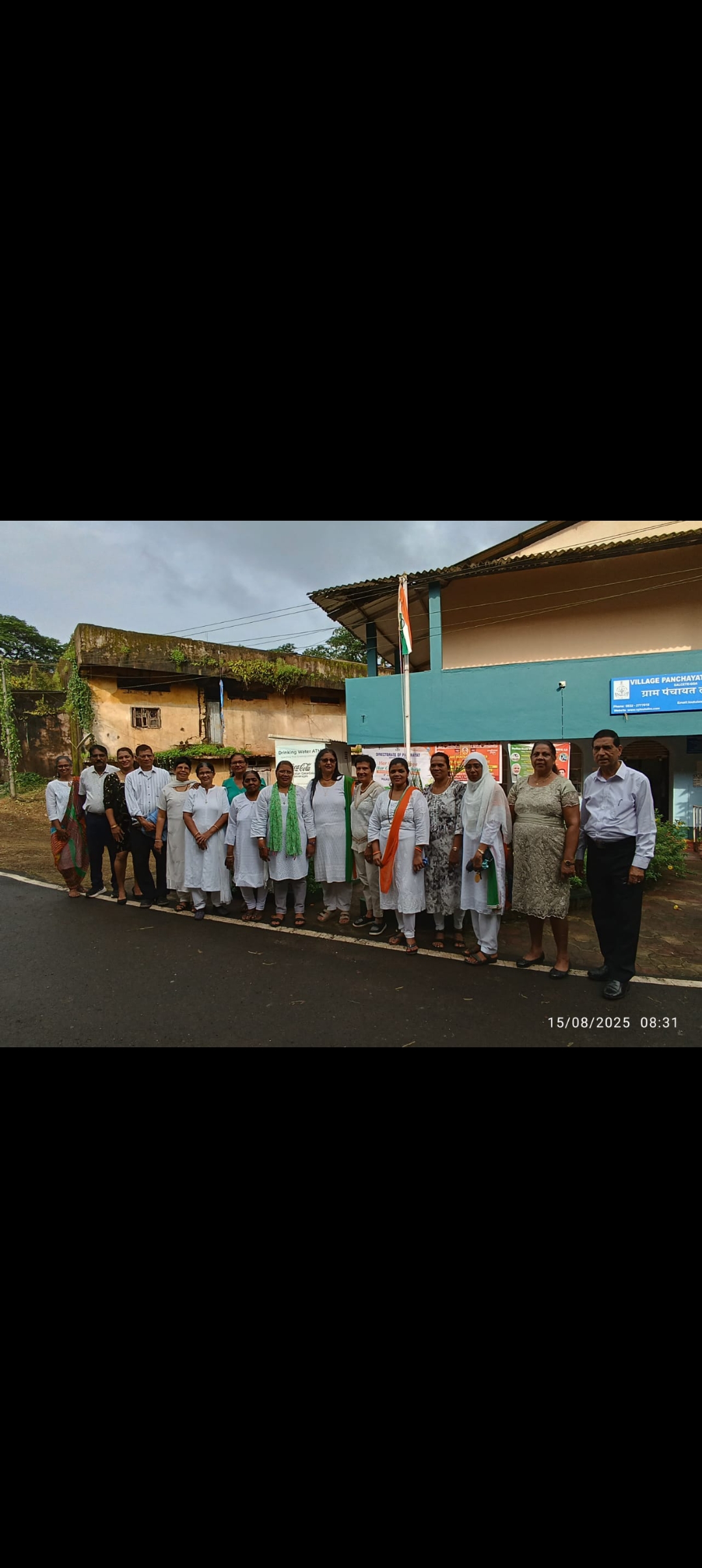 National Flag hoisting