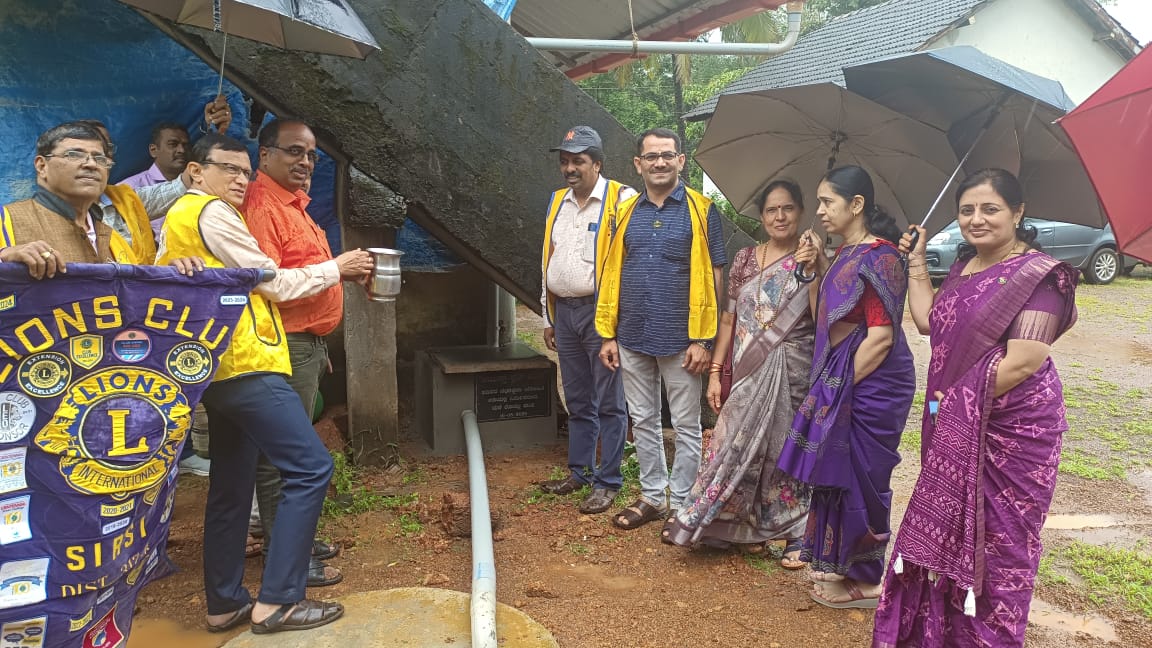 Inauguration of Rain Water Harvesting Unit