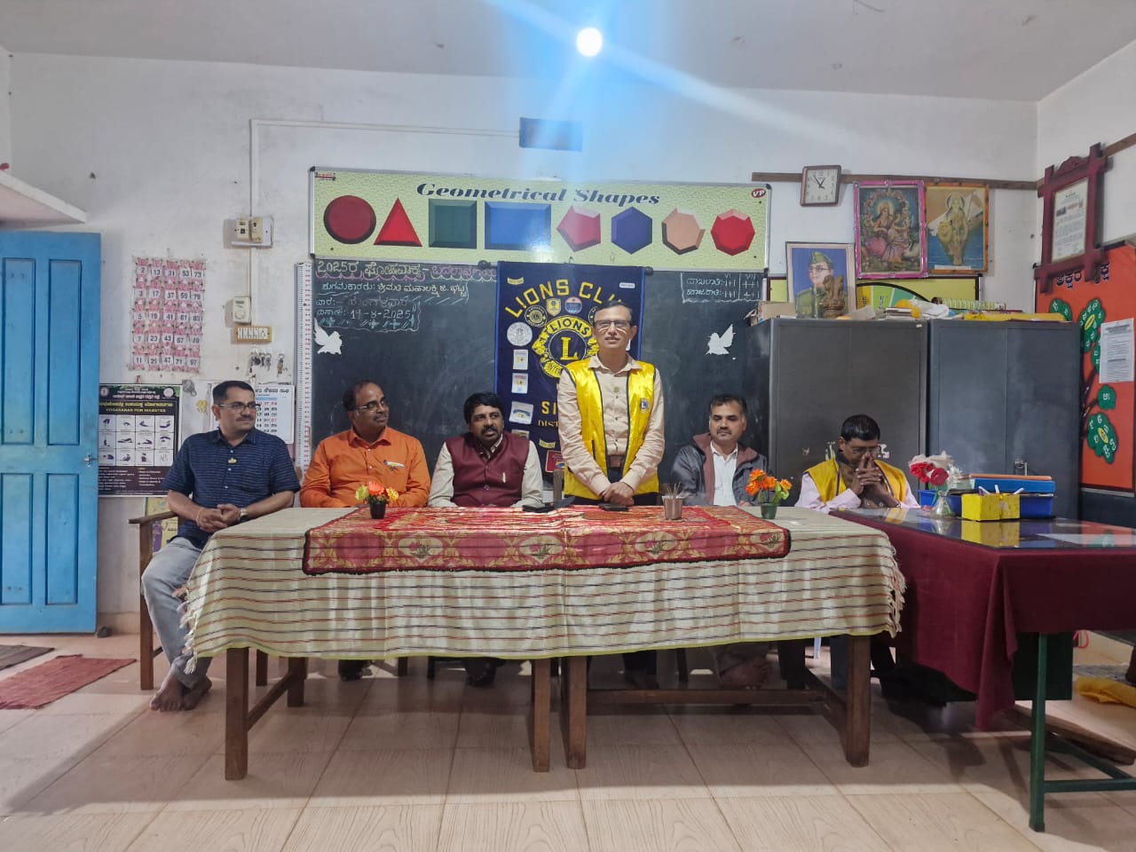 LIONS CLUB OF SIRSI RAIN WATER HARVESTING PROJECT AT MATTIGAR GOVT PRIMARY SCHOOL