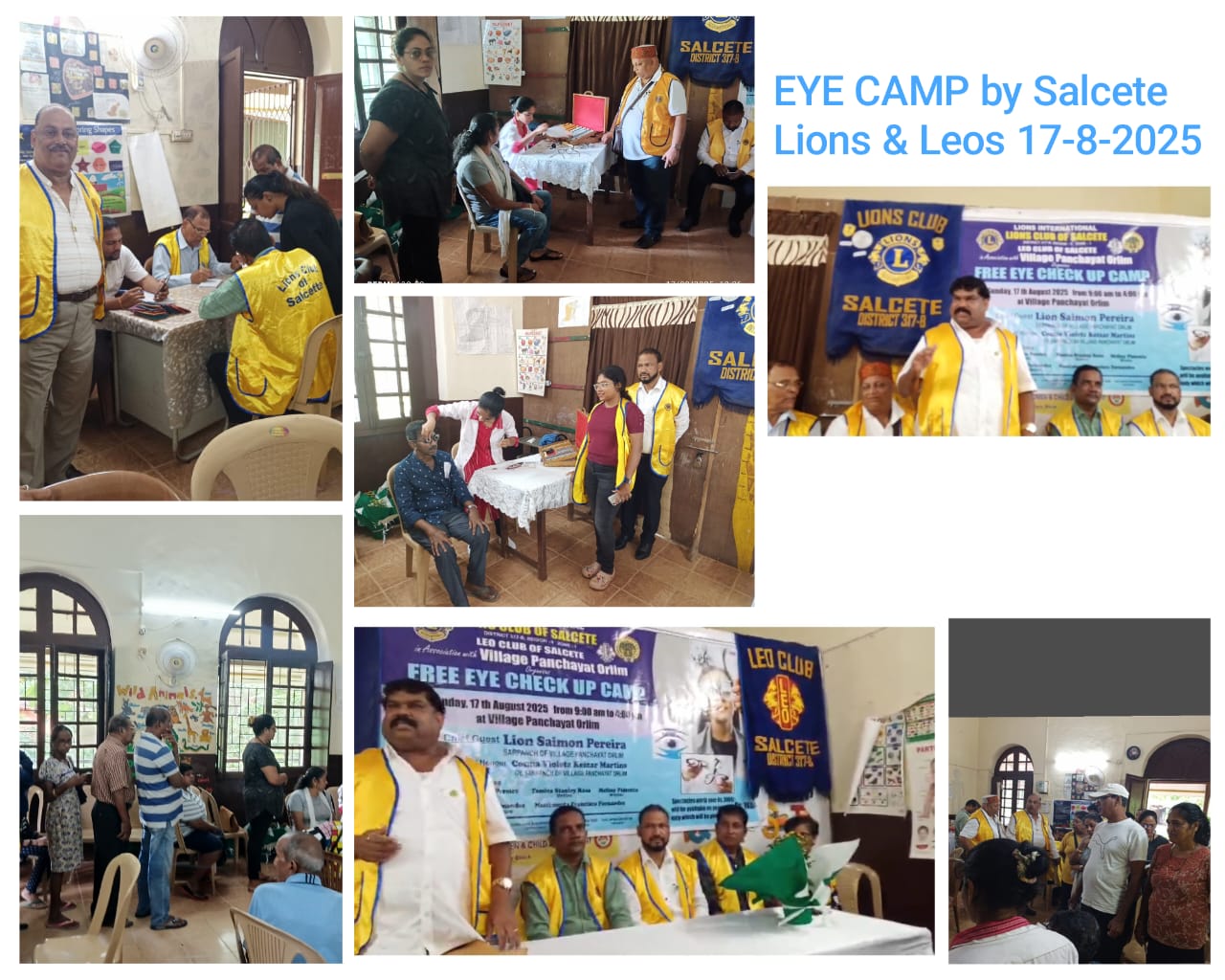 Free eye check up camp 