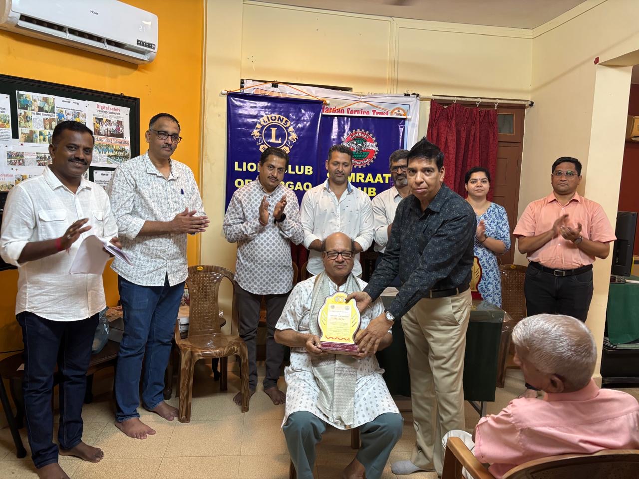 Celebration of Patrakar Divas on 05th August 2025 @ Senior Citizens Recreation Center Margao