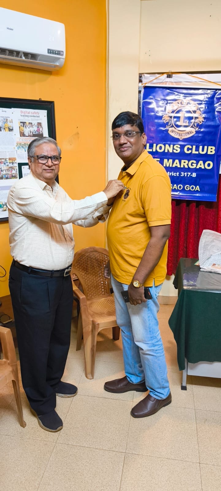 Meeting with RC T. E. Chandra Mohan from 320C