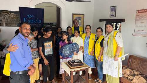 BIRTHDAY CELEBRATIONS AT ST ALEX GIRLS ORPHANAGE