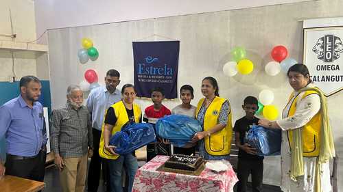 BIRTHDAY CELEBRATIONS AT BOYS   HOME OF ST  JOSEPHS BOYS HOME CALANGUTE
