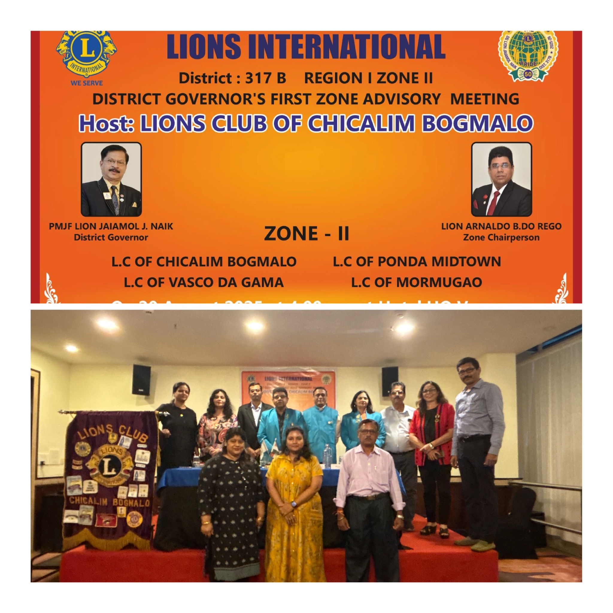 District Governors first zone advisory 