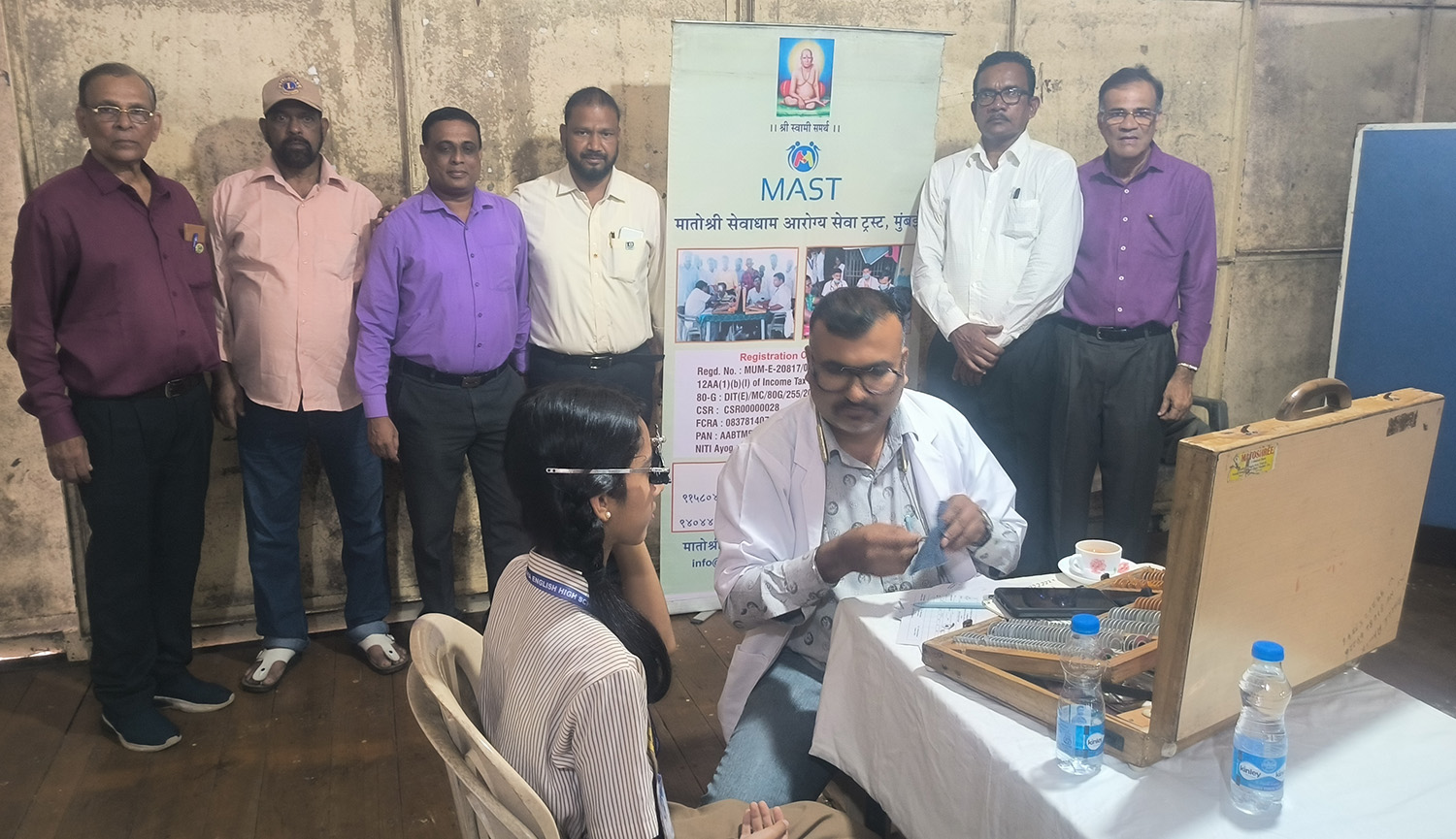 Visited Lions Club of Salcete For The Club Service Activity of Eye Camp held at Shree Damodar Higher Secondary School Margao as the UNSDG Program on Goal No 3 On Good Health and Well Being 