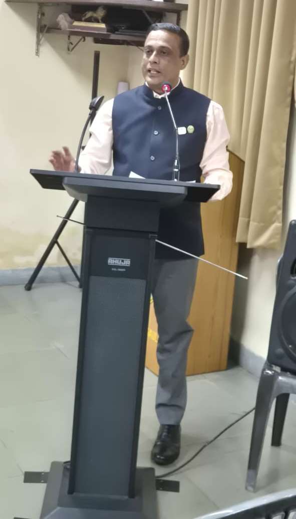 Conducted a session on United Nations Sustainable Goals UNSDG Promotion as District Chairperson