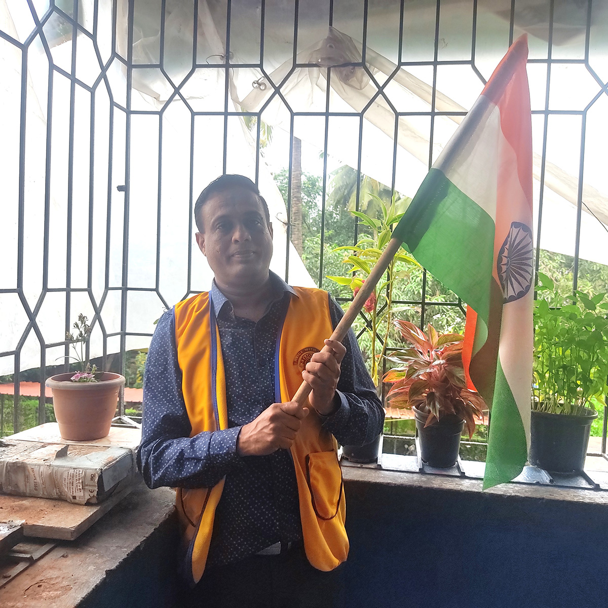 Har Ghar Tiranga campaign Participated in the Har Ghar Thiranga campaign on the occasion of 79th Independence Day A National Initiative .