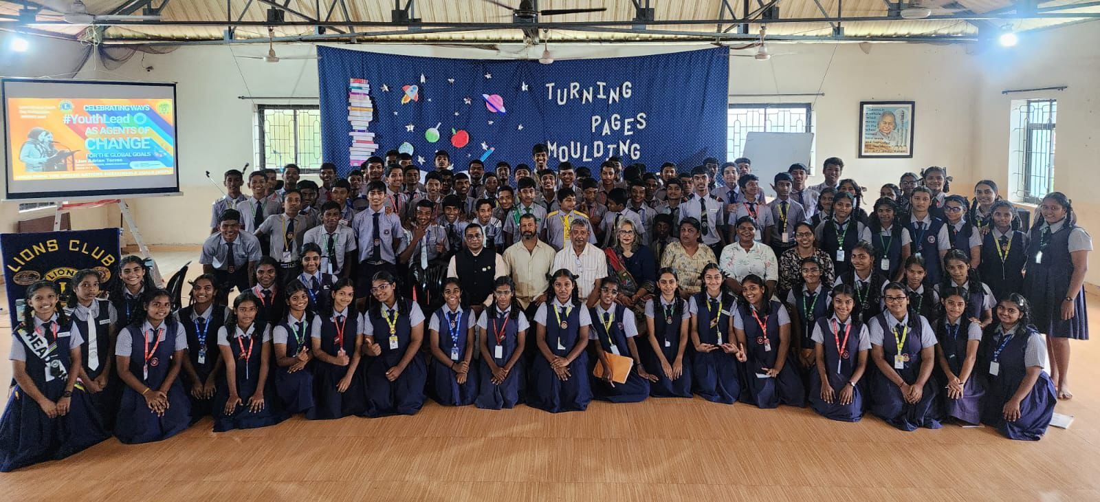 Localising UNSDG Goals On The Occasion of International Youth Day Celebration a Seminar to 105 SSC Students by DC for UNSDG Promotions organised by Lions Club of Colva