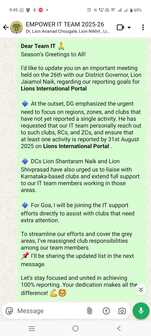 MEETING WITH DISTRICT GOVERNOT AT DISTRICT OFFICE TO DISCUSS ACTIVITY REPORTING GOALS OF THE DIST-317B