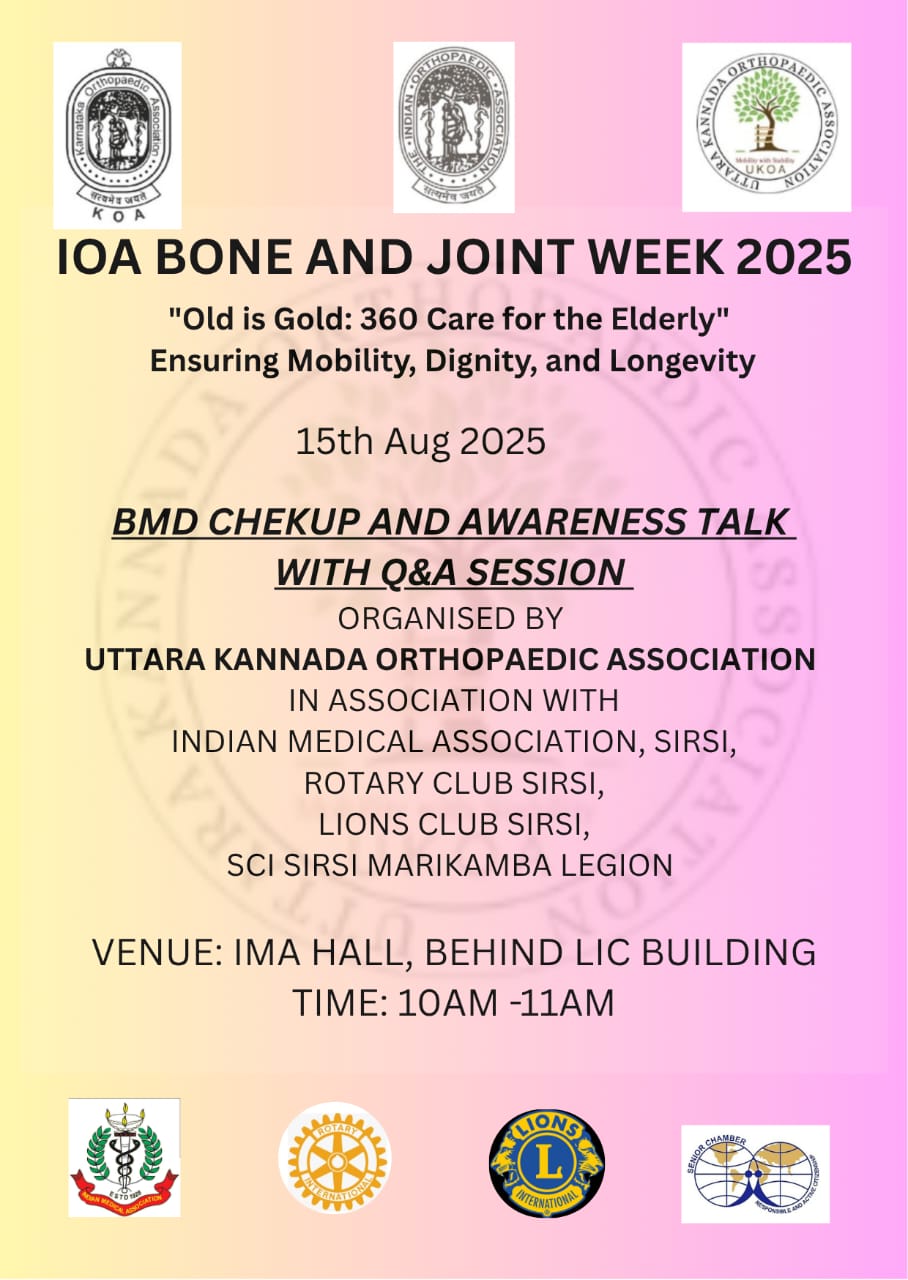 BMD TEST AWARENESS TALK AND Q A SESSION WITH ORTHO SPECIALISTS