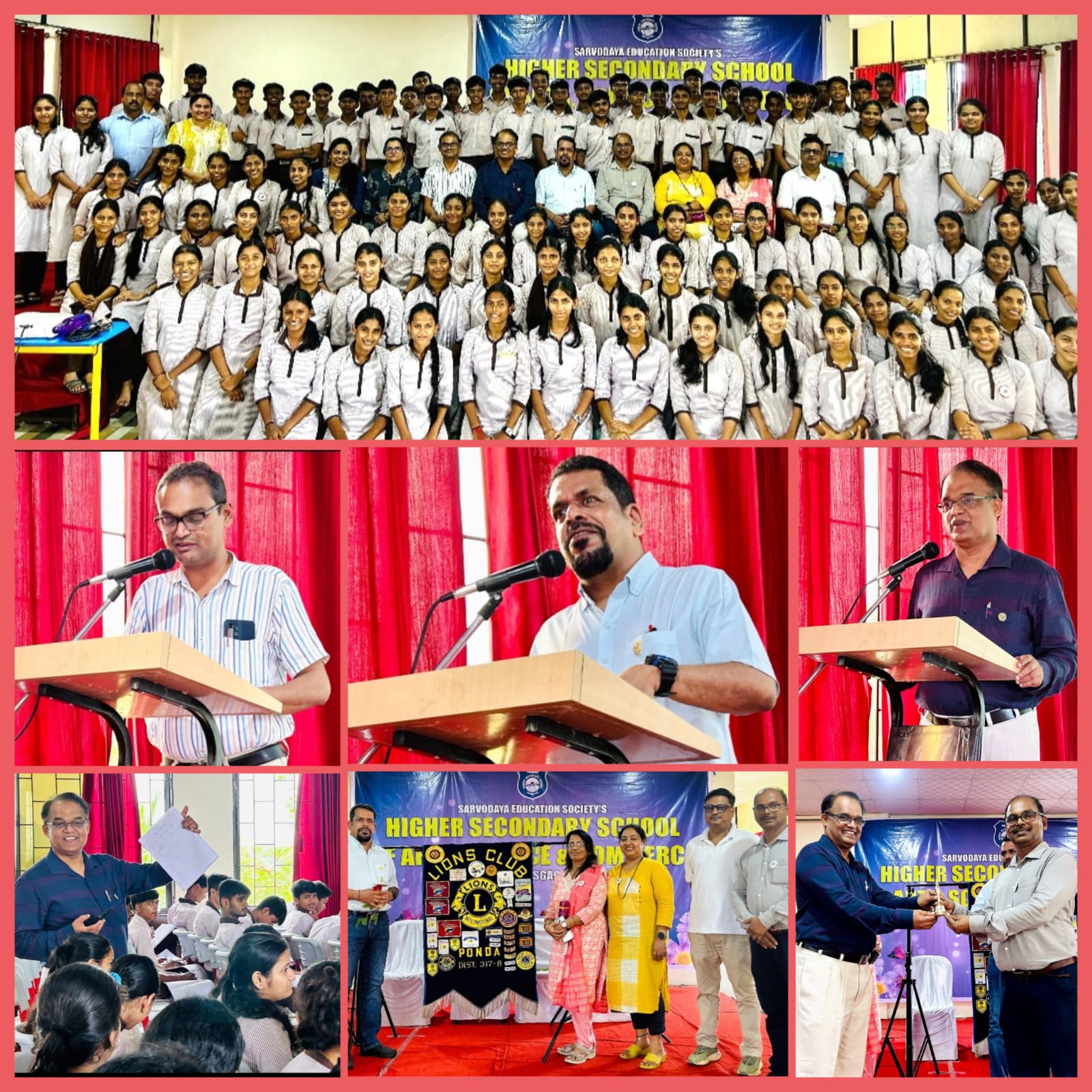 Vedic Maths Workshop at Sarvodaya Higher Secondary School, Usgaon Goa