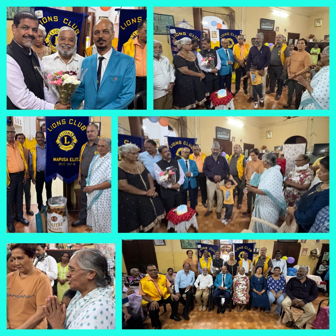 TWINNING ACTIVITY - donation of Provisions and Lunch for the inmates of Old Age Home.