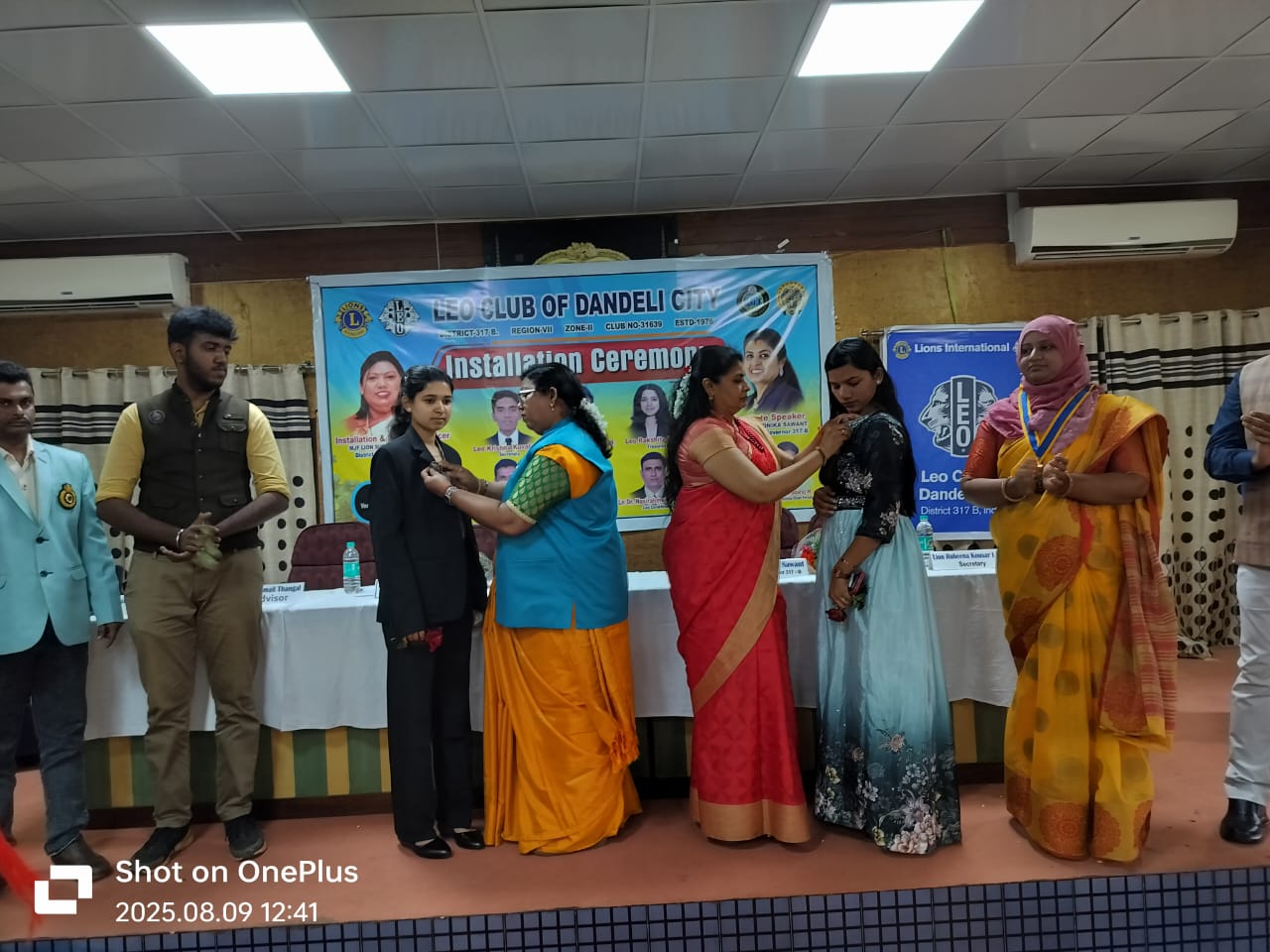 Leo Club of Dandeli City Installation
