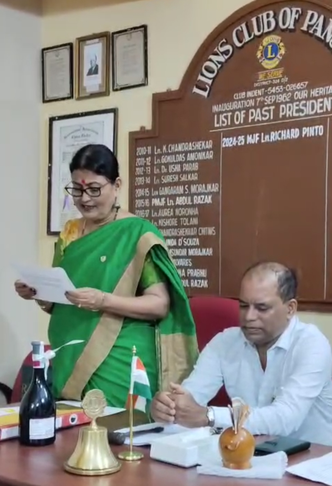 Regular Meeting of Lions Club of Panjim for the month of September 2025