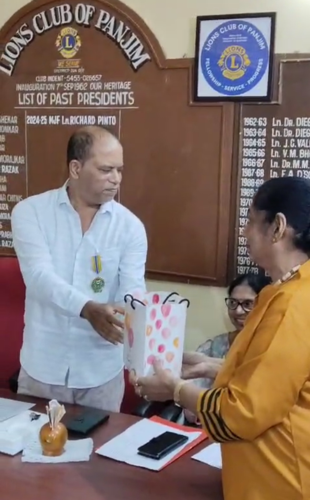 5 Lion teachers from Lions Club of Panjim were felicitated with gifts on the occasion of Teachers Day on 5th September 2025