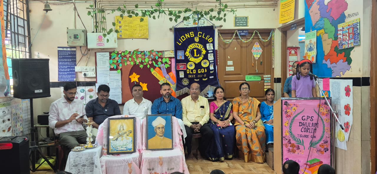Attended Teachers day celebration at GPS Dulapi