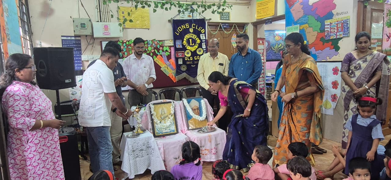 Attended Teachers day celebration at GPS Dulapi