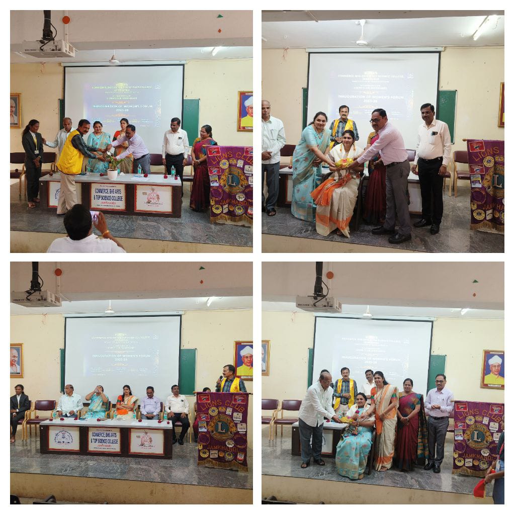 Women's Forum (Women's Empowerment & progress and service activities of international Lions Club.