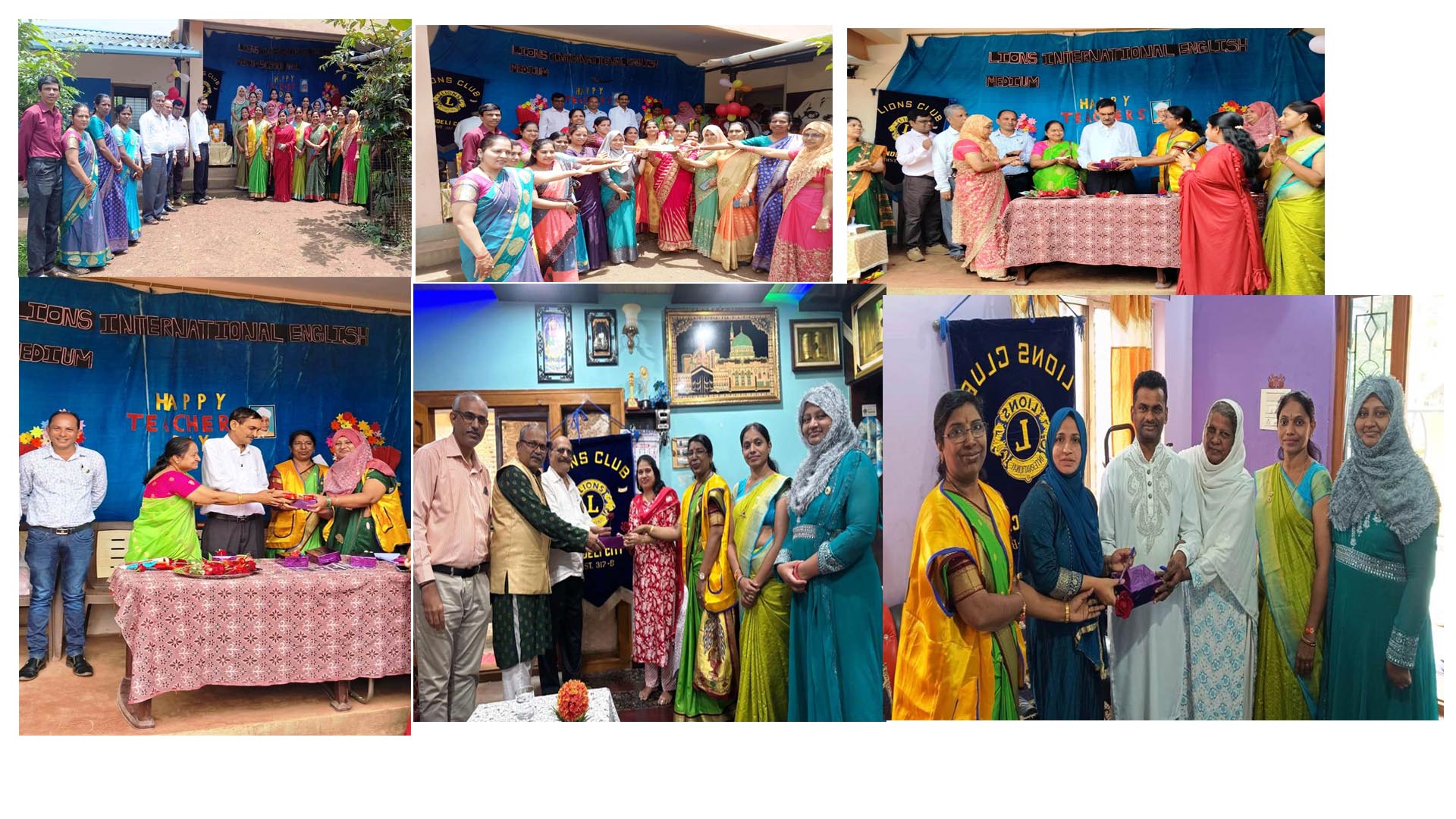 CELEBRATION OF TEACHERS DAY AT LIONS INTERNATION ENGLISH MEDIUM SCHOOL