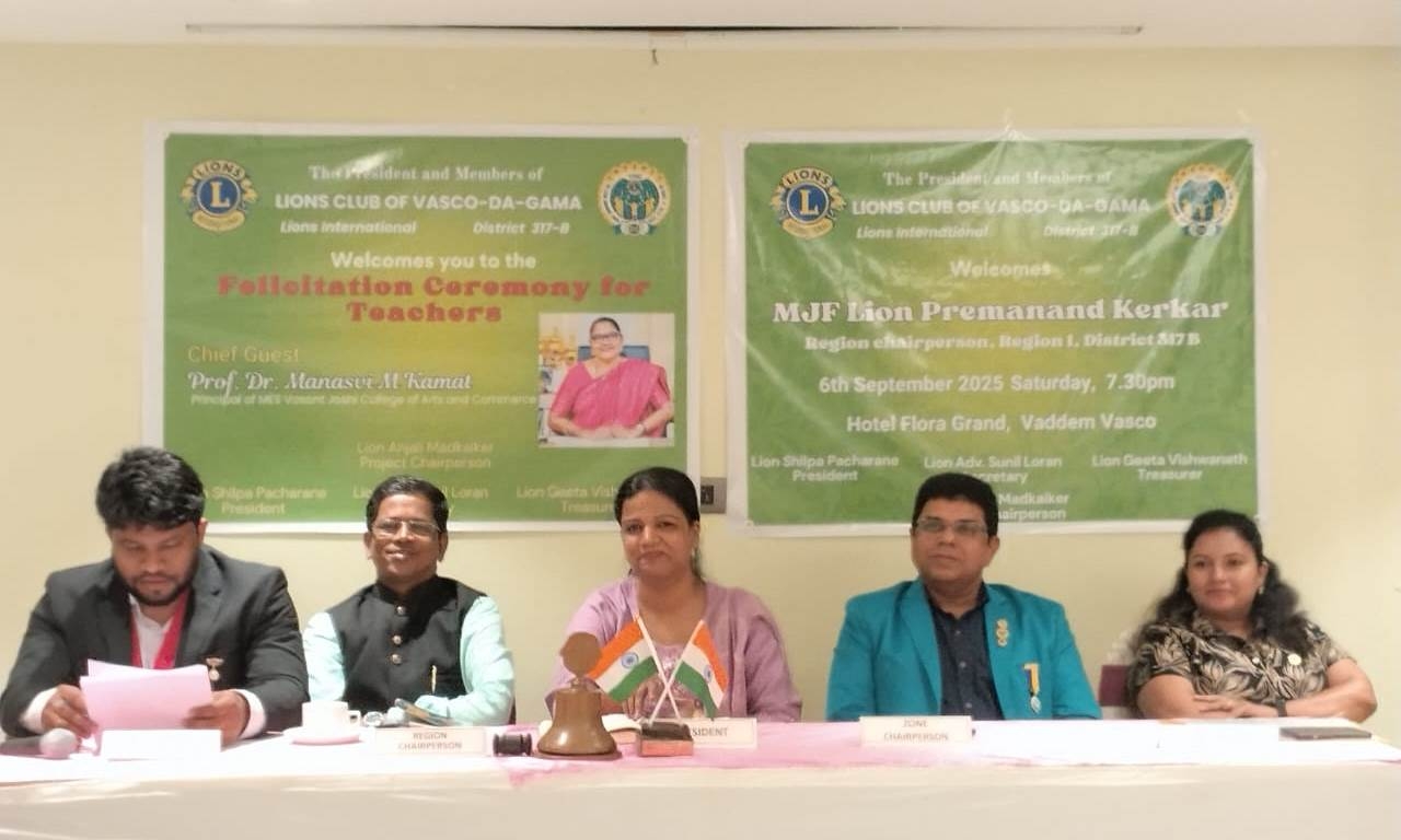 As a Zone Chairperson I attended the Region Chairperson’s visit of Lions club of Vasco Da Gama . at hotel Flora Grand.