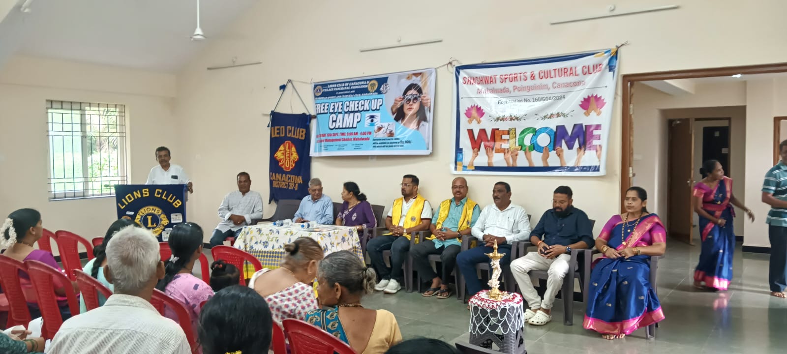 Free eye check up Camp Poinginim on 13 September 2025