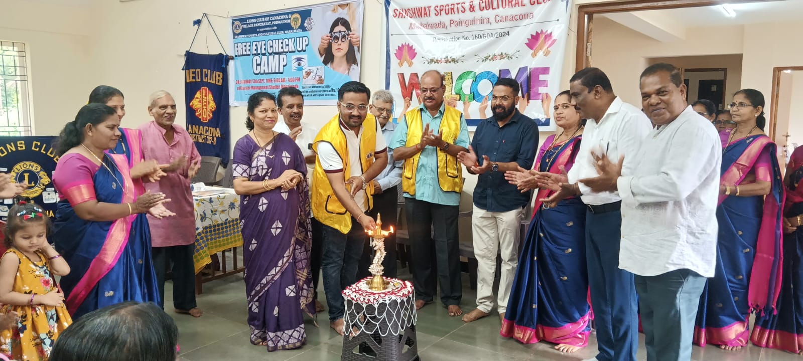 Free eye check up Camp Poinginim on 13 September 2025