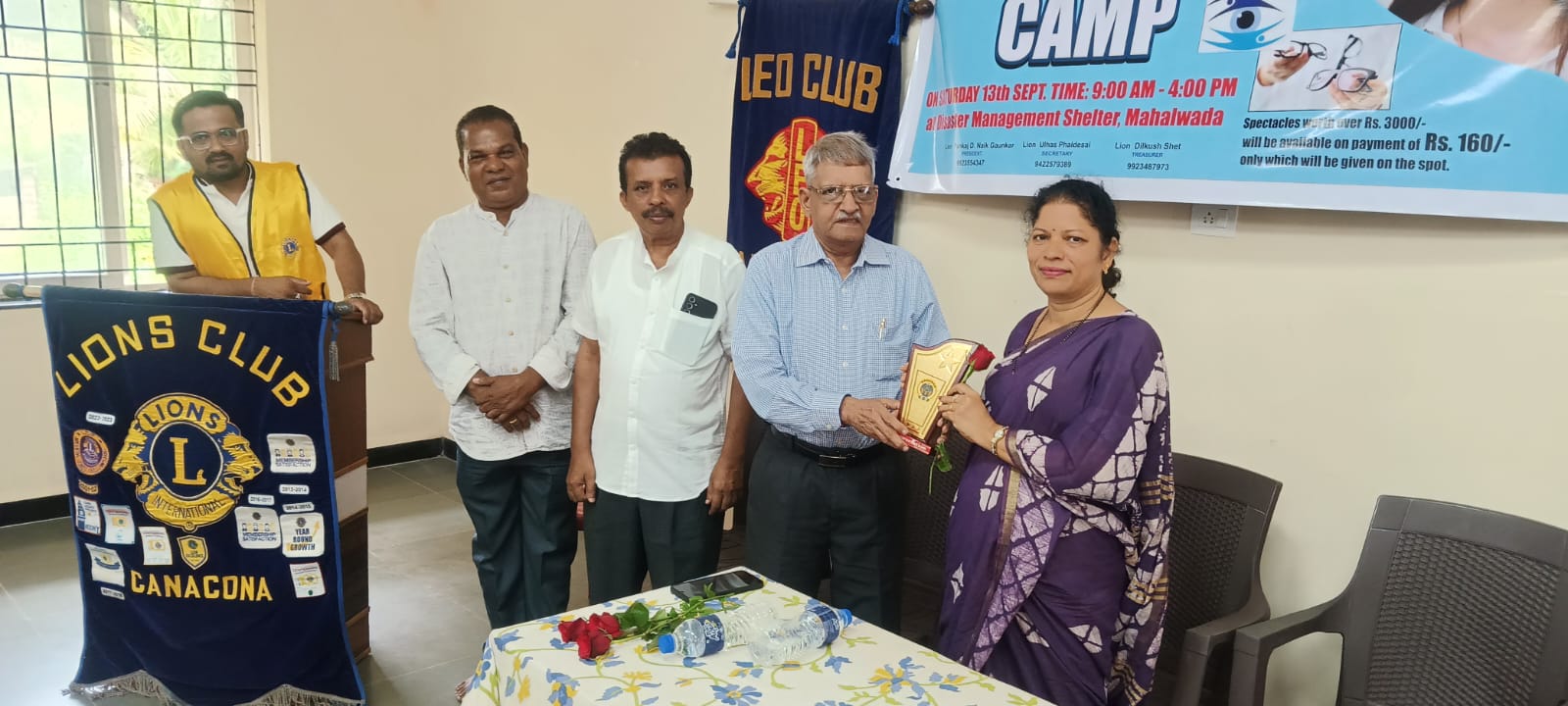Free eye check up Camp Poinginim on 13 September 2025