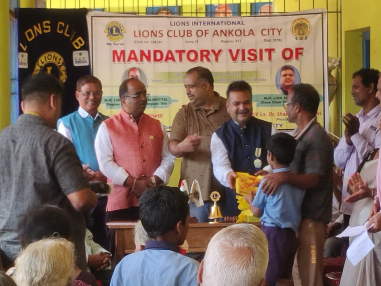 Club Visit with RC and ZC at Ankola City.