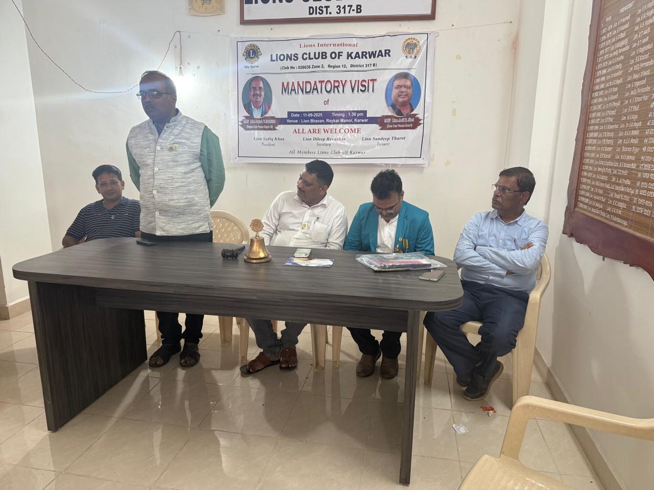 Visited Karwar Club with RC and ZC official Visit 