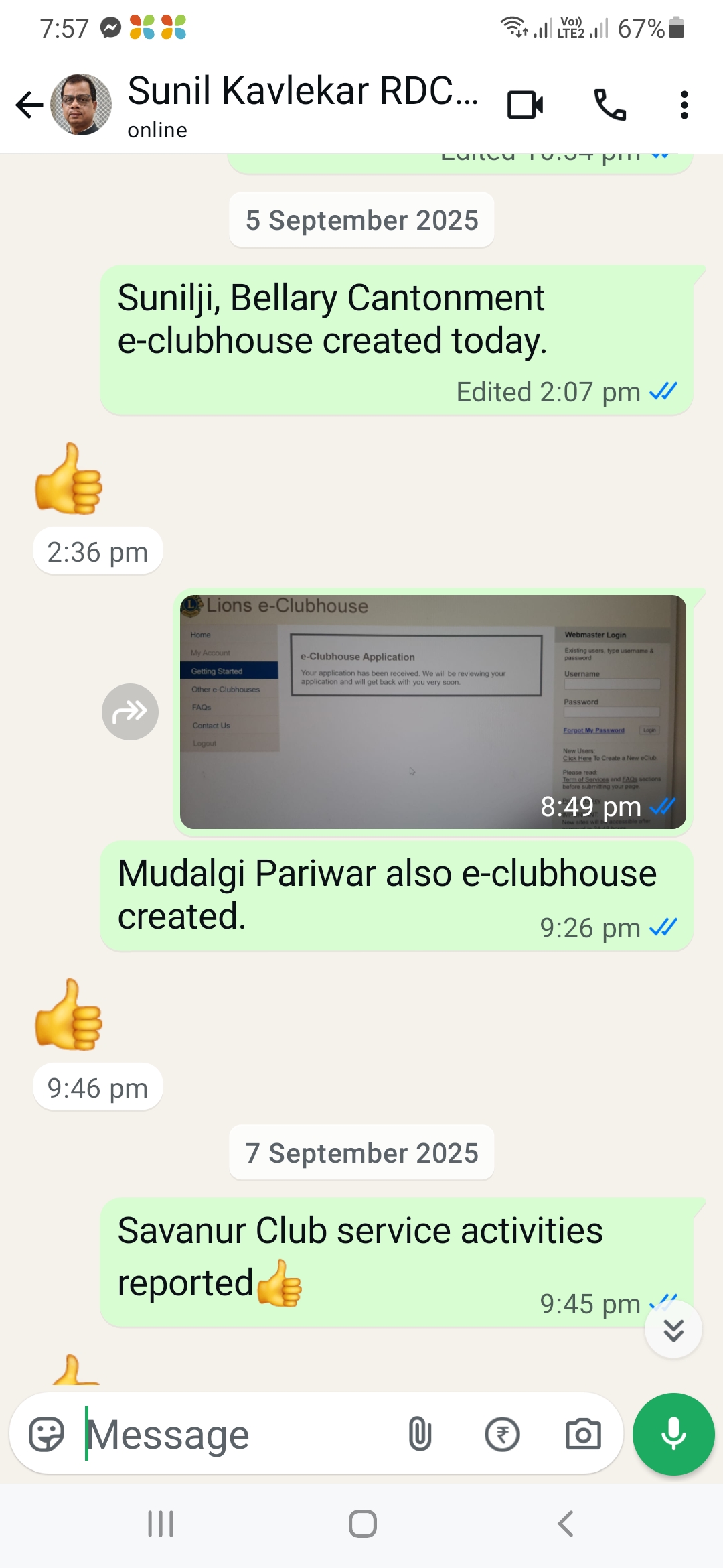 Creating e-clubhouse.