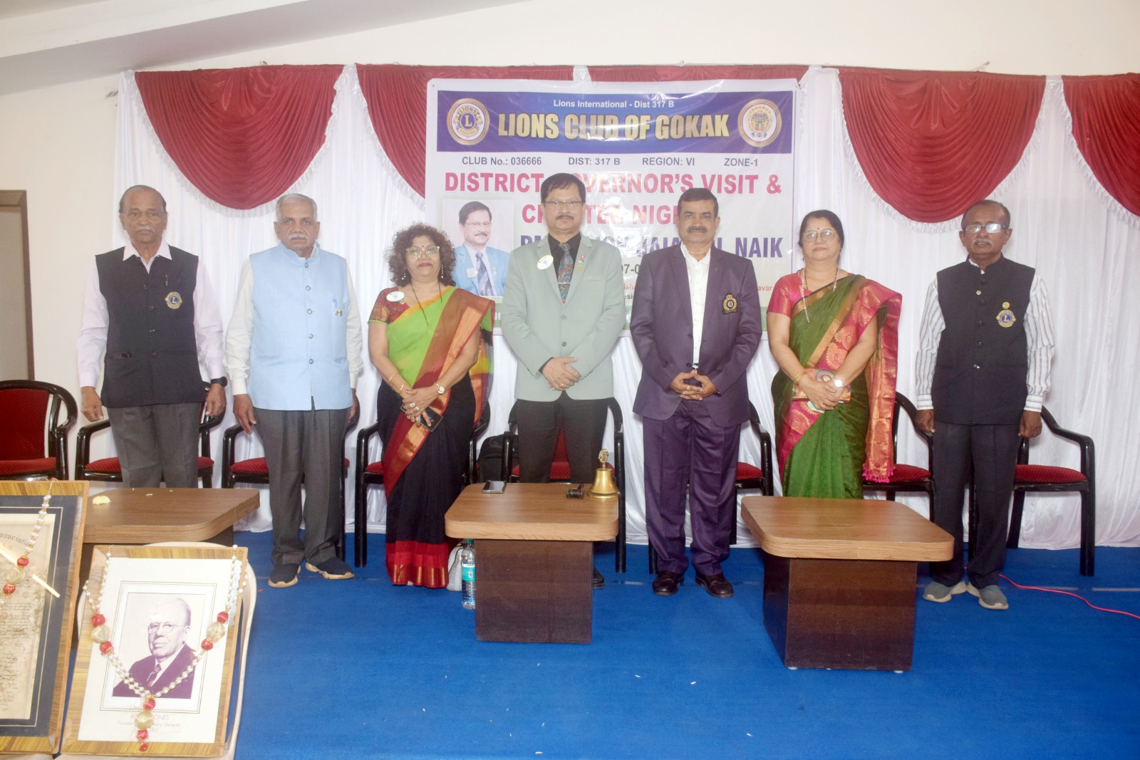 DISTRICT GOVENOR 'S OFICIAL VISIT TO THE CLUB