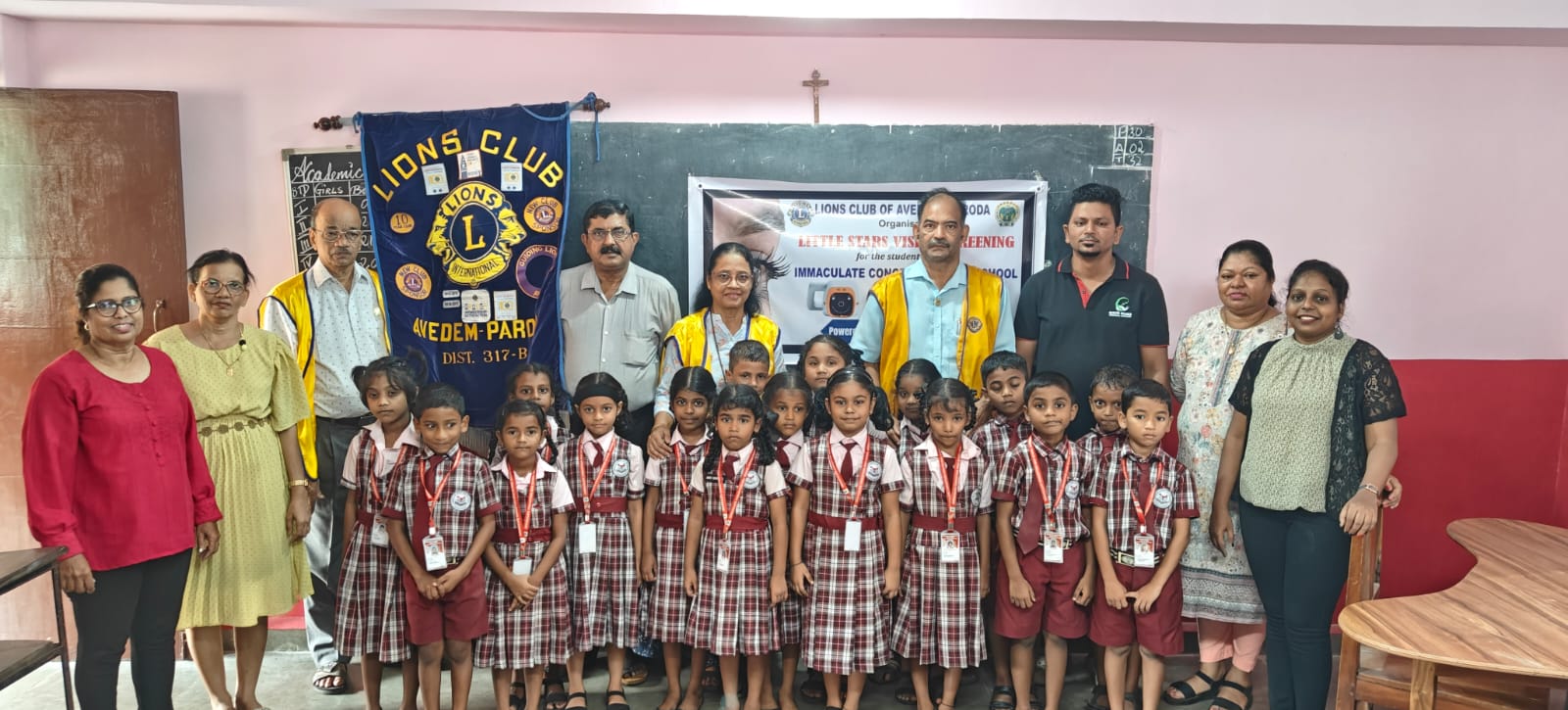 Little star eye screening camp.
