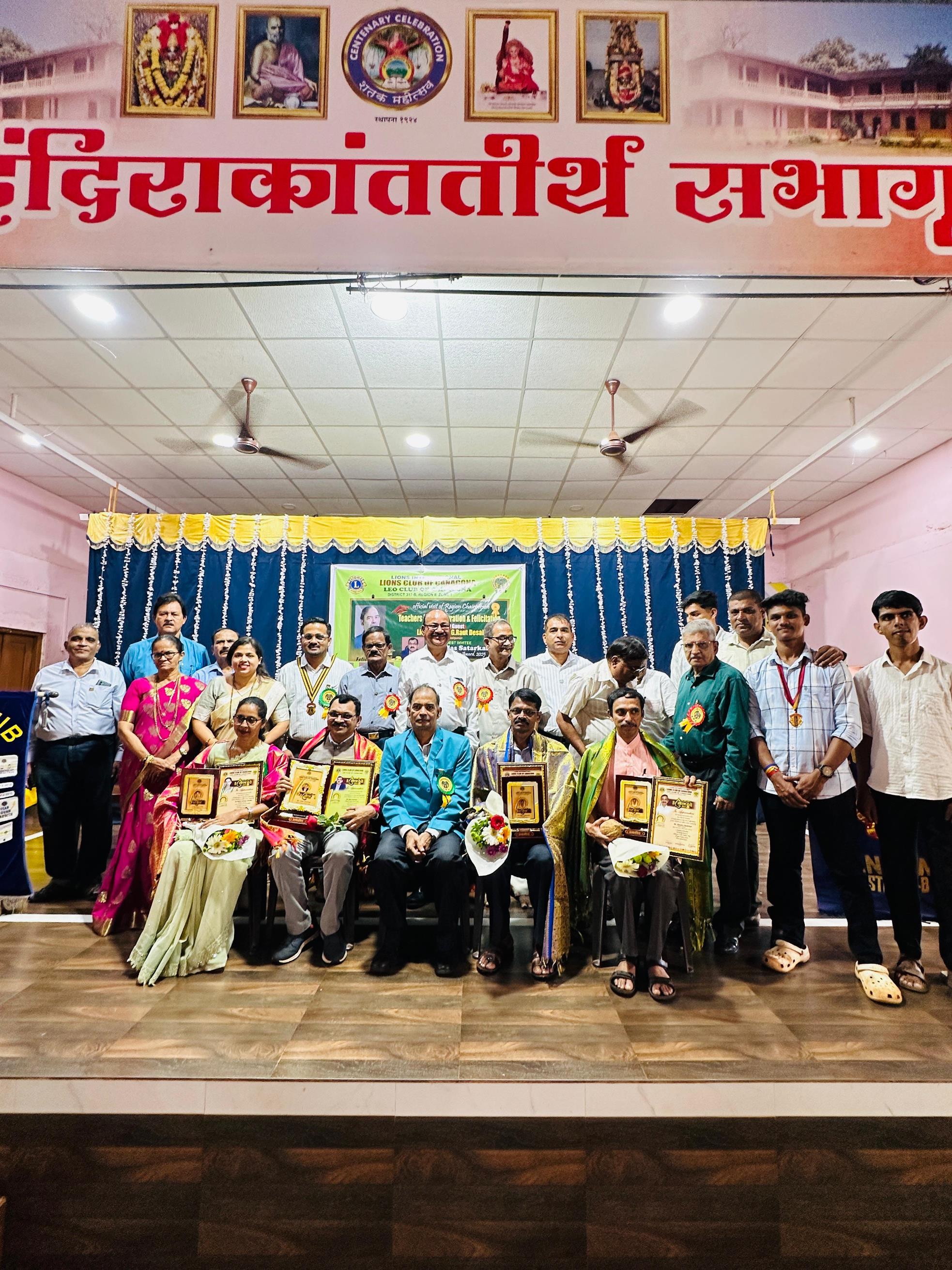 Teachers day celebration.