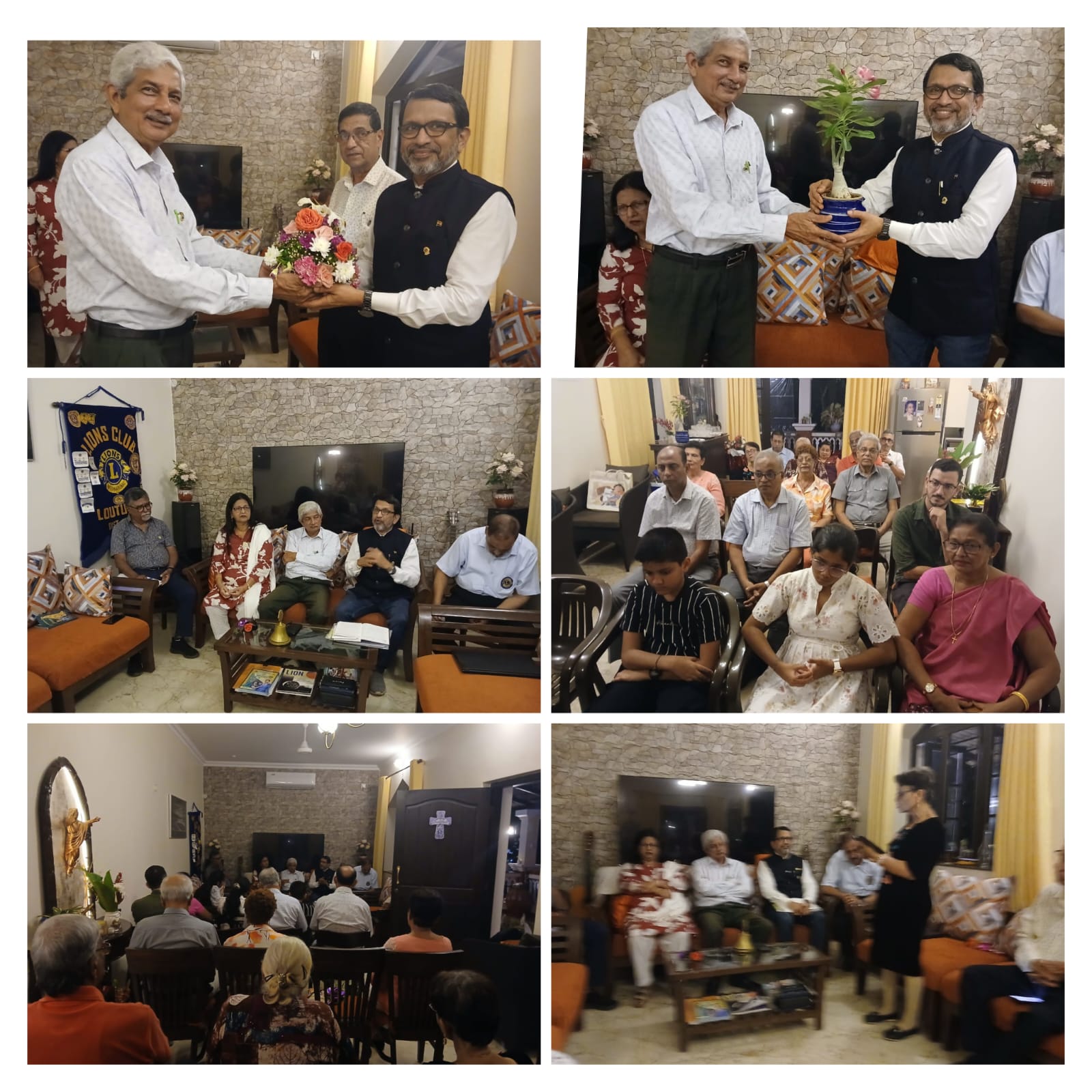 R C visit to club
